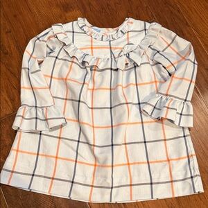 Anavini Plaid Dress with Ruffles